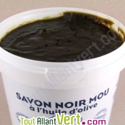 Savon Noir Mou à l\'Huile d\'Olive Pot 1kg multi-usages