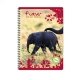 Cahier recycl spirale A4 Grands carreaux 100p 70g animaux