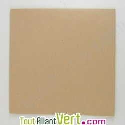 Enveloppes recycles 15x15 cm, beige, Couleur de Provence, 100g, lot de 50