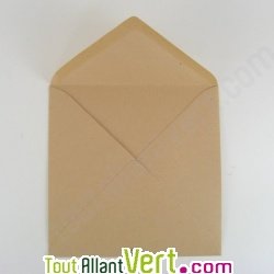 Enveloppes recycles 15x15 cm, beige, Couleur de Provence, 100g, lot de 50