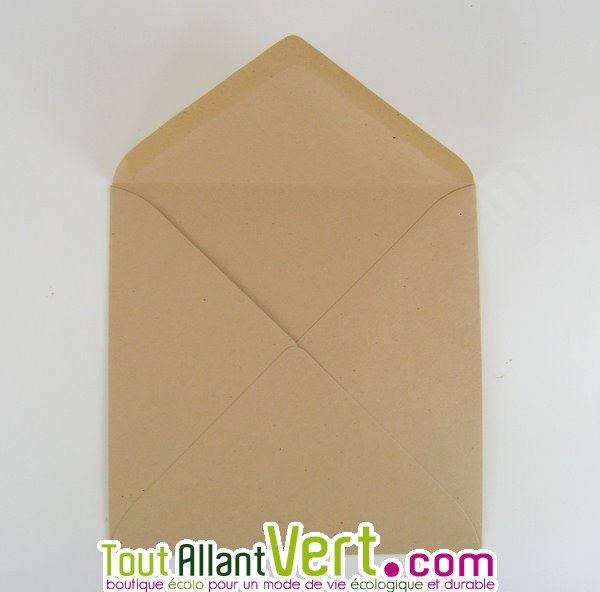 Enveloppes recyclées 15x15 cm, beige, Couleur de Provence, 100g, lot de 50  achat vente écologique - Acheter sur