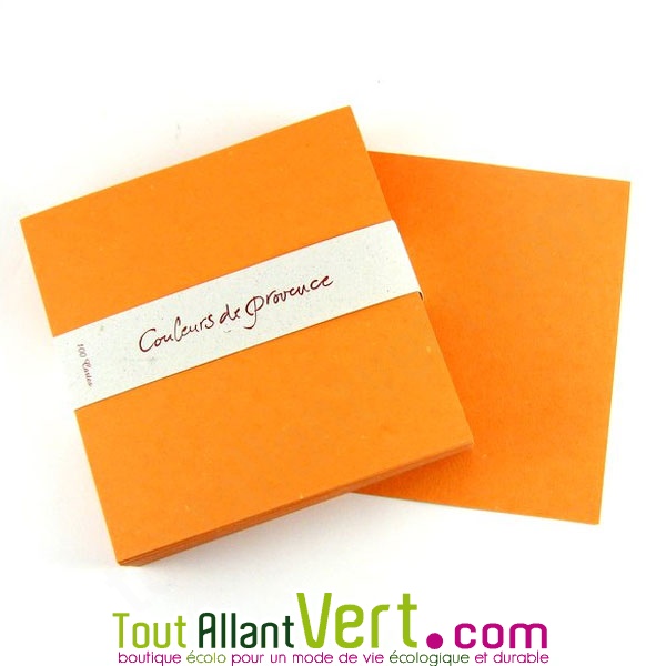 Enveloppe carrée 15x15cm Couleurs de Provence - Papier Recyclé