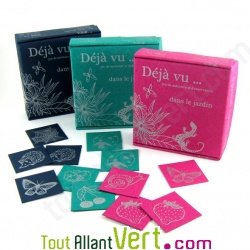 Dj vu, jeu de mmoire et d\'observation sur le thme du jardin, 3 ans+