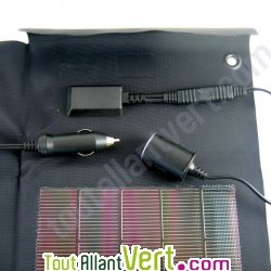 Panneau solaire 12W, portable, souple et pliable