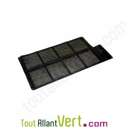 Panneau solaire 25W + batterie universelle , portable, souple et pliable
