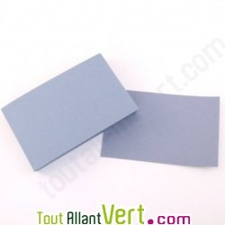 Cartes recyclées 8,5x13 cm, Couleur de Provence, 175g, lot de 100, bleu