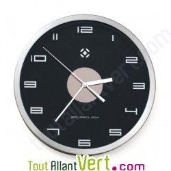 Horloge cadran solaire cologique ROSARUM A6 Noir/Blanc