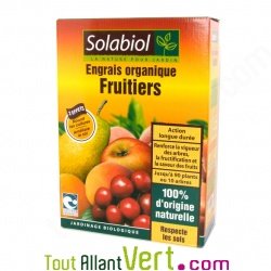 Engrais organique Fruitiers, agre bio 1,5kg, Solabiol