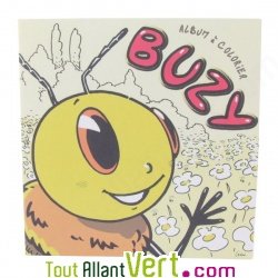 Cahier à colorier Buzy, histoire des abeilles en papier recyclé