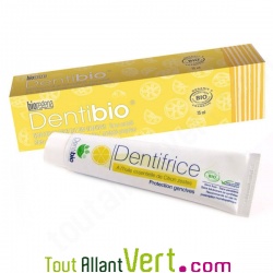 Dentifrice Bio Protection gencives au citron, 75 ml, Dentibio