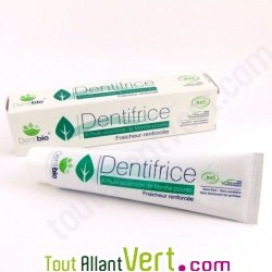 Dentifrice Bio fracheur Menthe, 75 ml, Dentibio
