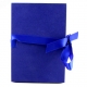 Album photo accordon carton recycl bleu, 17,5x12 cm