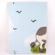 Chemise lastique recycle 3 rabats, A4, motif vache