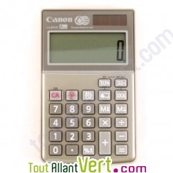 Calculatrice de poche solaire recycle, Canon