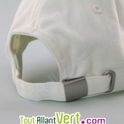 Casquette coton bio, blanc