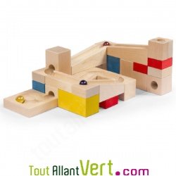 Chteau toboggan  billes en bois , 33 lments