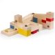 Chteau toboggan  billes en bois , 33 lments