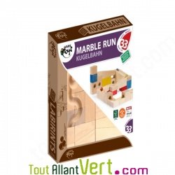 Chteau toboggan  billes en bois , 33 lments
