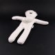 Nounours Ted en coton bio I Like 100% organic cotton Blanc