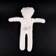 Nounours Ted en coton bio I Like 100% organic cotton Blanc