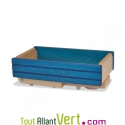 Benne bleue en bois 23x13 cm