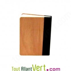 Cahier couverture bois d\'Acajou A6  Quebook