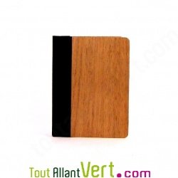 Cahier couverture bois d\'Acajou A6  Quebook