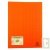 Protège documents en polypro recyclé orange, 50 pochettes, Forever
