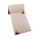 Bloc de correspondance rustique Papillon recycl A4