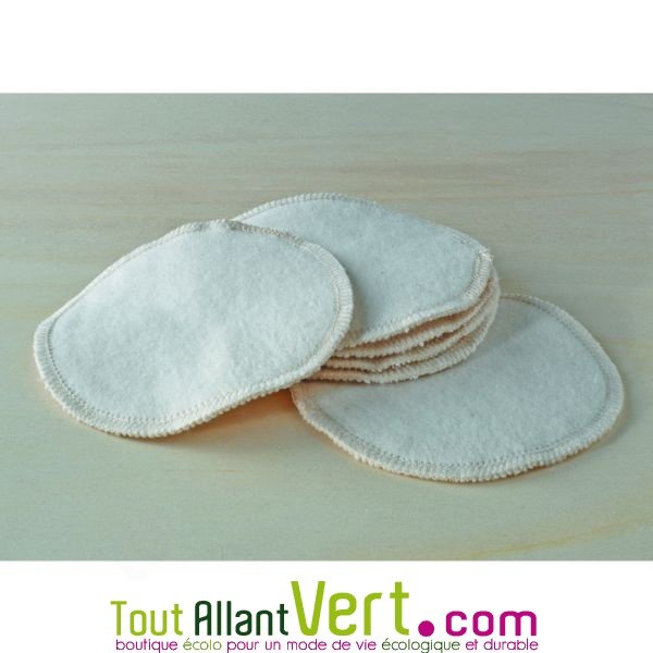 Guangcailun 10pcs Trois couches de coton lavable écologique Pads allaitement Coussinets d'allaitement 