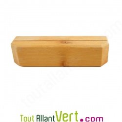 Porte photo en bois 12cm, huile vgtale