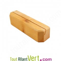 Porte photo en bois 12cm, huile vgtale