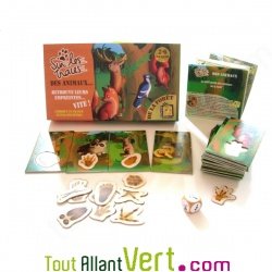 Jeu d\'observation Sur les traces des animaux de la Fort
