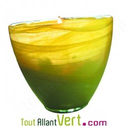 Bougie parfume Parfums d\'hiver bio + verre recycl, 25h