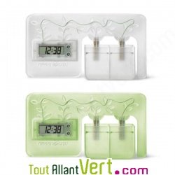 Horloge eau ou terre humide transparente dcorative, 4M2U