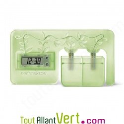 Horloge eau ou terre humide transparente dcorative, 4M2U