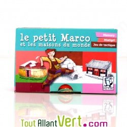 Le petit Marco et les maisons du monde, 3 jeux de cartes en 1, 4 ans+