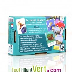 Le petit Marco et les maisons du monde, 3 jeux de cartes en 1, 4 ans+