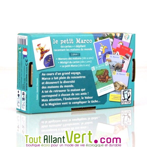 Le Petit Marco Et Les Maisons Du Monde 3 Jeux De Cartes En 1 4 Ans Achat Vente Ecologique Acheter Sur Toutallantvert Com