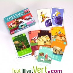 Le petit Marco et les maisons du monde, 3 jeux de cartes en 1, 4 ans+