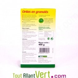 Prparation d\'orties en granuls pour purin d\'ortie agre bio, 260 litres
