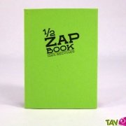 Bloc uni recyclé A6 vert Demi ZapBook