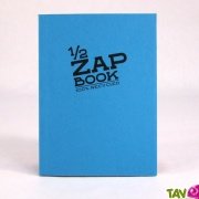 Bloc uni recyclé A6 bleu Demi ZapBook