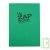 Bloc uni recyclé A5 vert Demi Zap Book