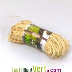 Raphia naturel, pelote de fibres, 50g