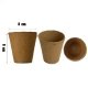 Pots biodgradables x30 semis et boutures pour planter sans dpoter, 8cm ronds