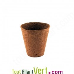 Pots biodgradables x30 semis et boutures pour planter sans dpoter, 8cm ronds