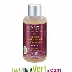 Lotion aprs rasage bio Homme, Aloe Vera bio Sante 100ml