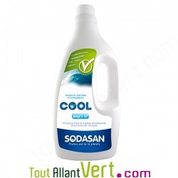 Lessive liquide  froid cologique, Cool 40C max Sodasan 1.5 litre