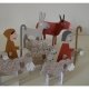 Crche en carton recycl  monter et colorier soi-mme